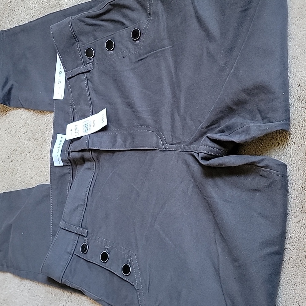 Loft Dark Gray Legging Pants Size 10